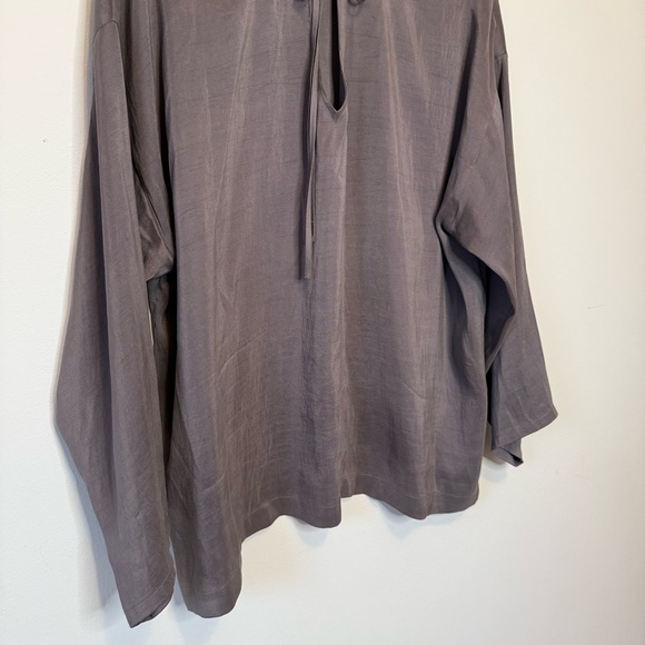 Eileen Fisher 100% silk tunic blouse - Picture 9 of 10